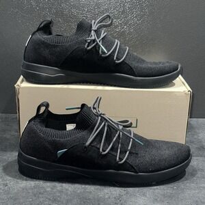Vessi Cityscape Classic Sneaker Men's Size 11 Waterproof Storm Black On Black